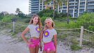 Beach Bunny Blondes Khloe Kapri & Chloe Temple Threesome in Front of Cuckold Sugar Daddy picture 1