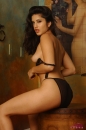 Sunny In Lacey Black Lingerie picture 7
